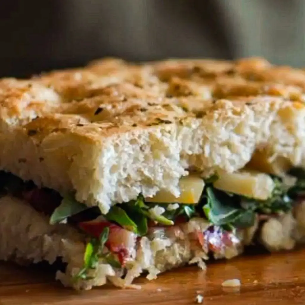 Focaccia rellena