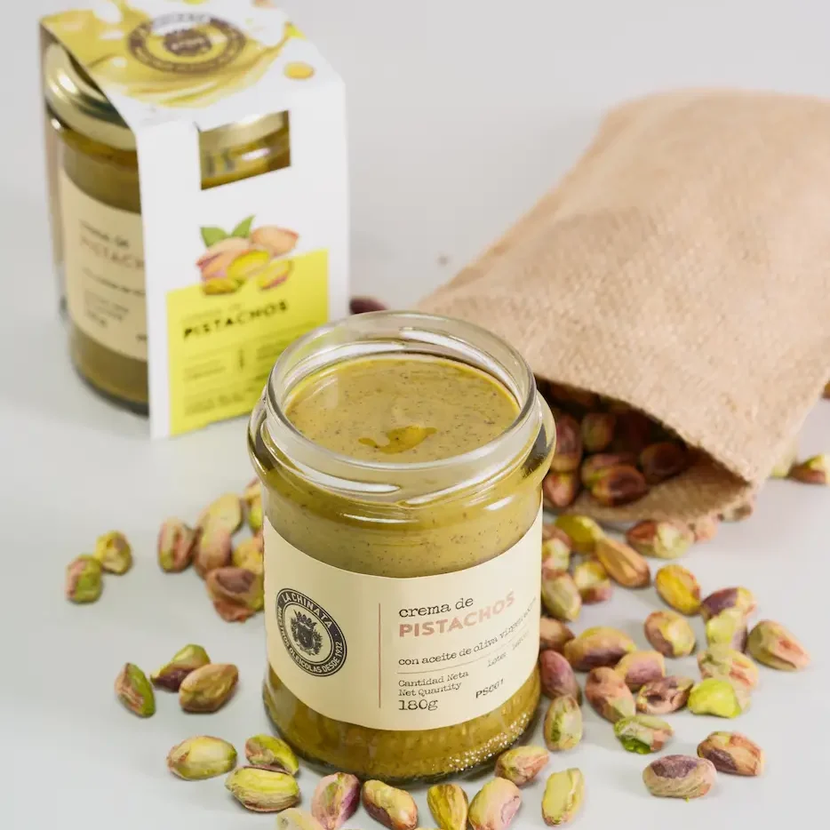 crema de pistachos con aove la chinata